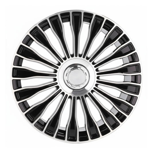MB17 20x8.5 5x112 +35 66.6 Gloss Black Machined Face
