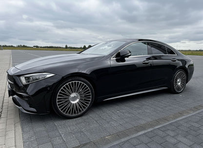 MB17 22x9 5x112 +32 66.6 Gloss Black Machined Face