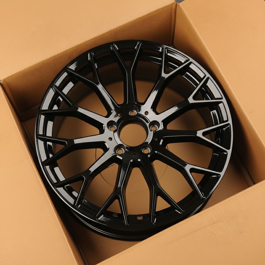 MB20 19x8.5 5x112 +35 66.6 Matte Black Machined Tip