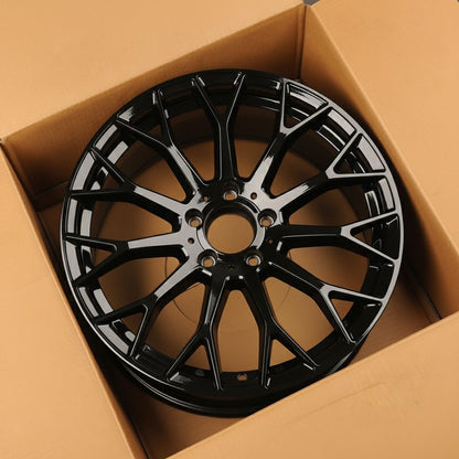 MB20 19x9.5 5x112 +38 66.6 Matte Black Machined Tip