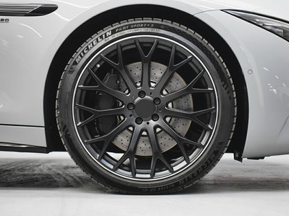 MB20 19x9.5 5x112 +38 66.6 Matte Black Machined Tip
