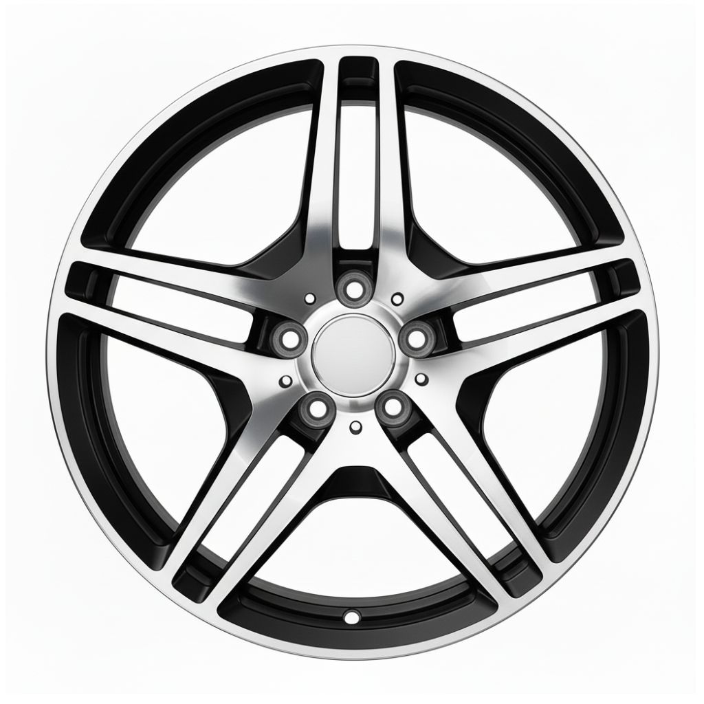 MB3 19x9.5 5x112 +38 66.6 Black Machined Face