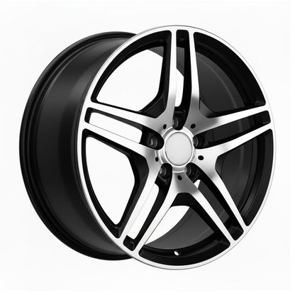 MB3 19x9.5 5x112 +38 66.6 Black Machined Face