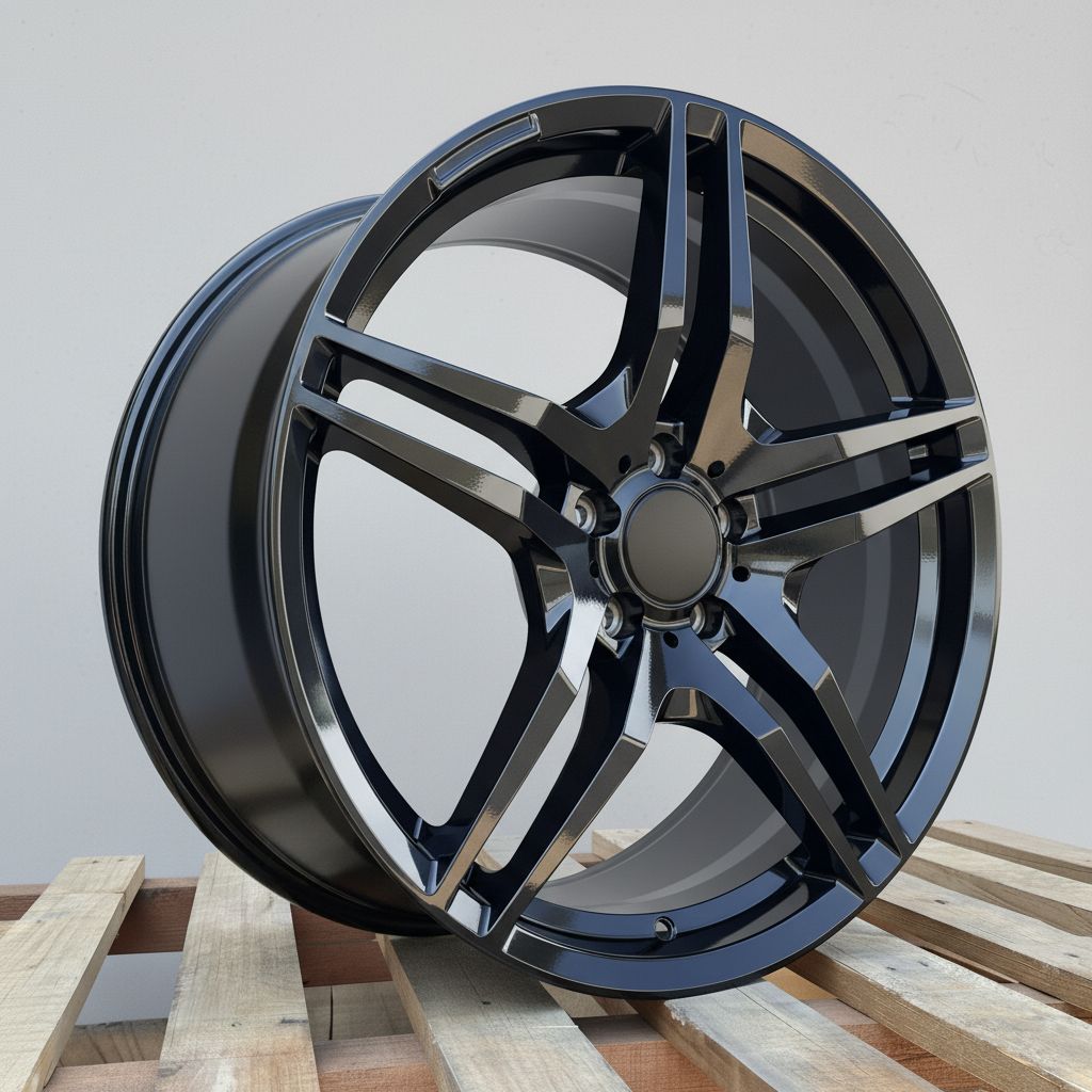 MB3 19x8.5 5x112 +35 66.6 Gloss Black