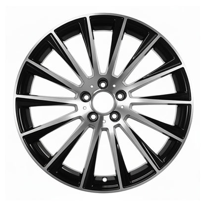 MB4 19x9.5 5x112 +38 66.6 Black Machined Face