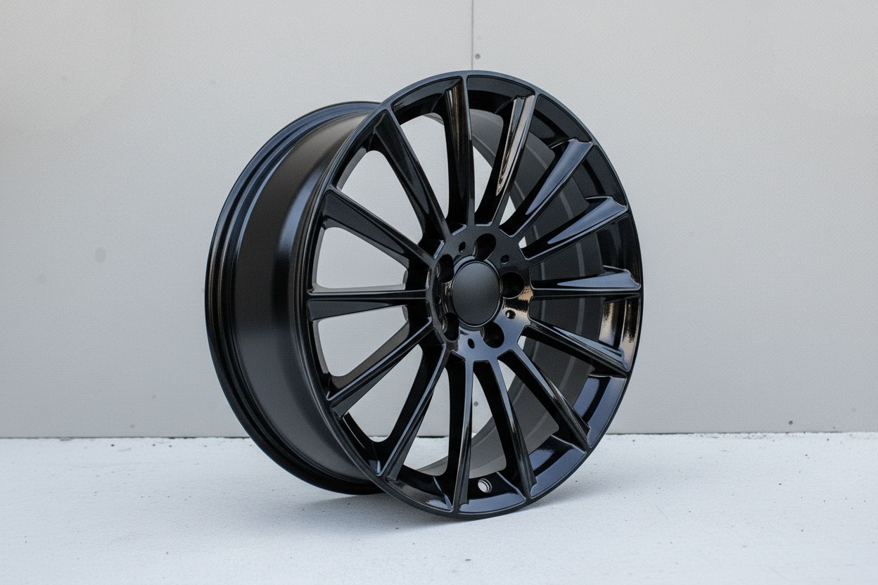 MB4 20x9.5 5x112 +38 66.6 Gloss Black
