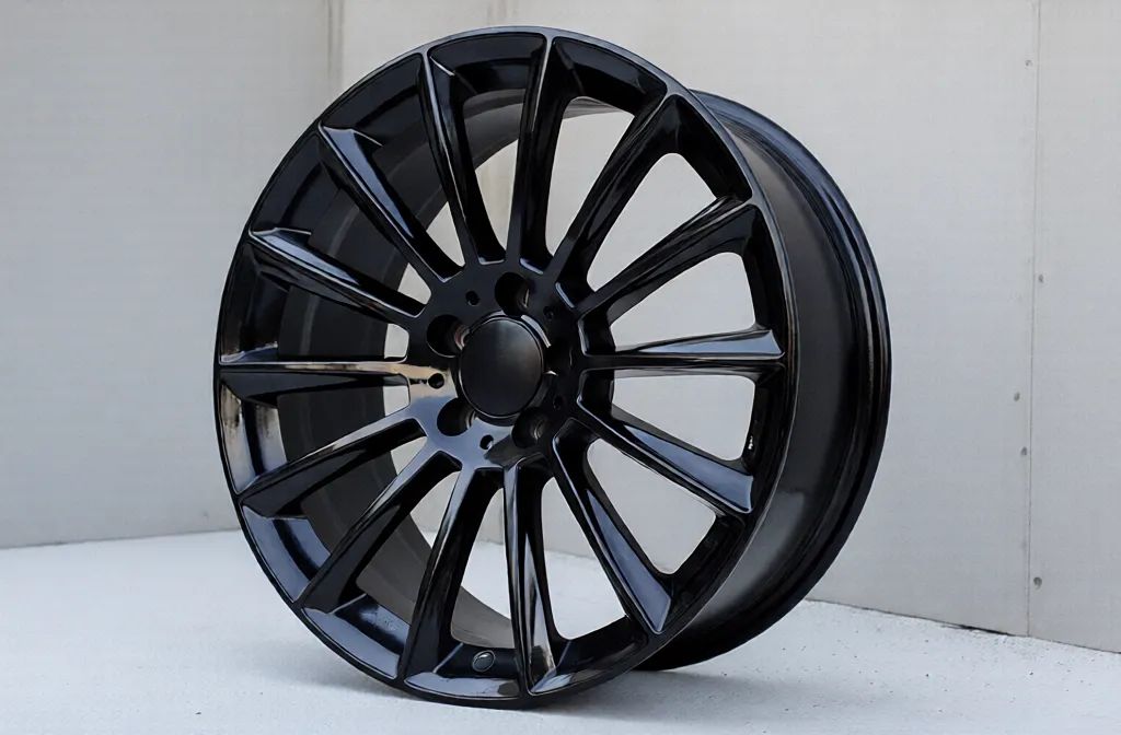 MB4 20x9.5 5x112 +38 66.6 Gloss Black