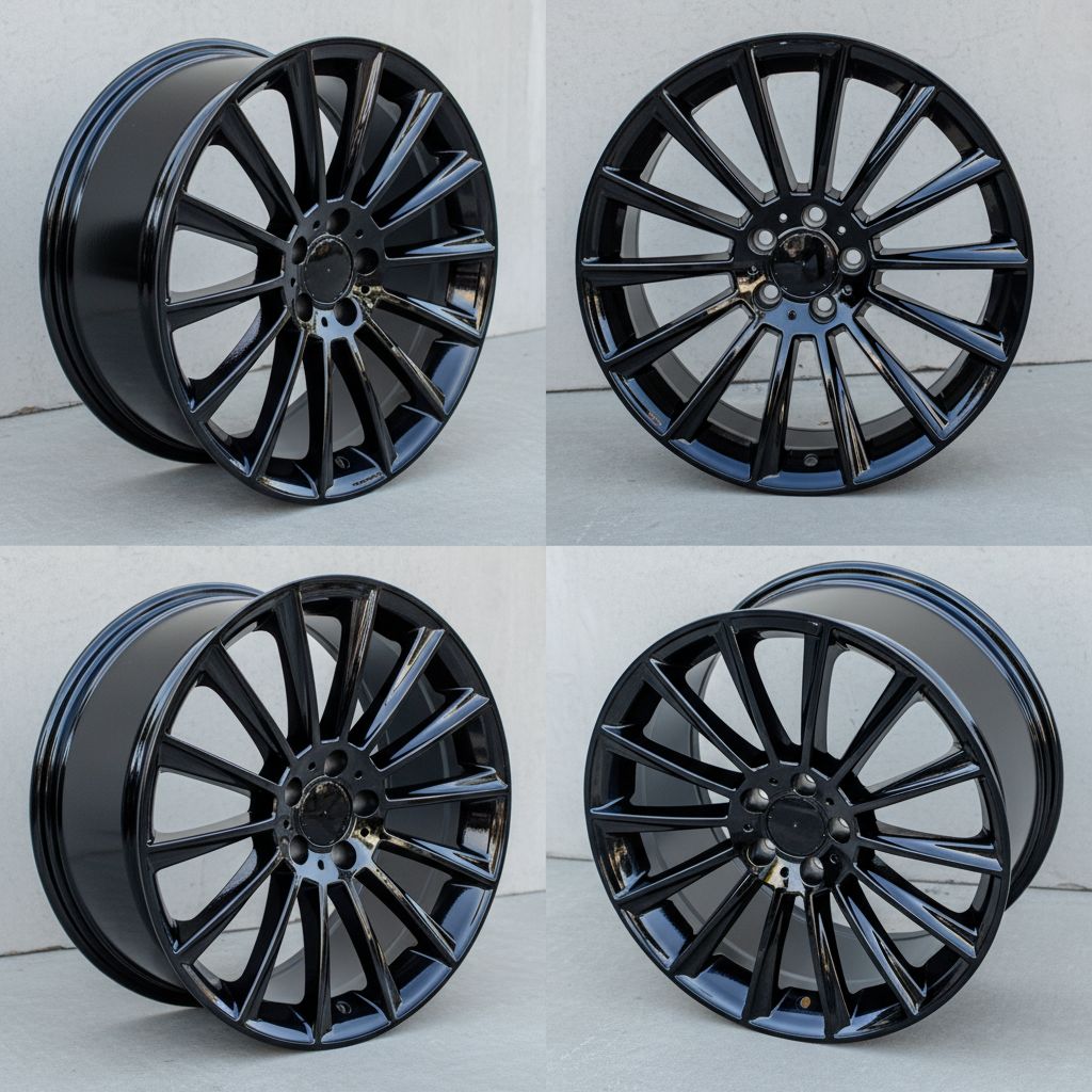 MB4 19x8.5 5x112 +35 66.6 Gloss Black