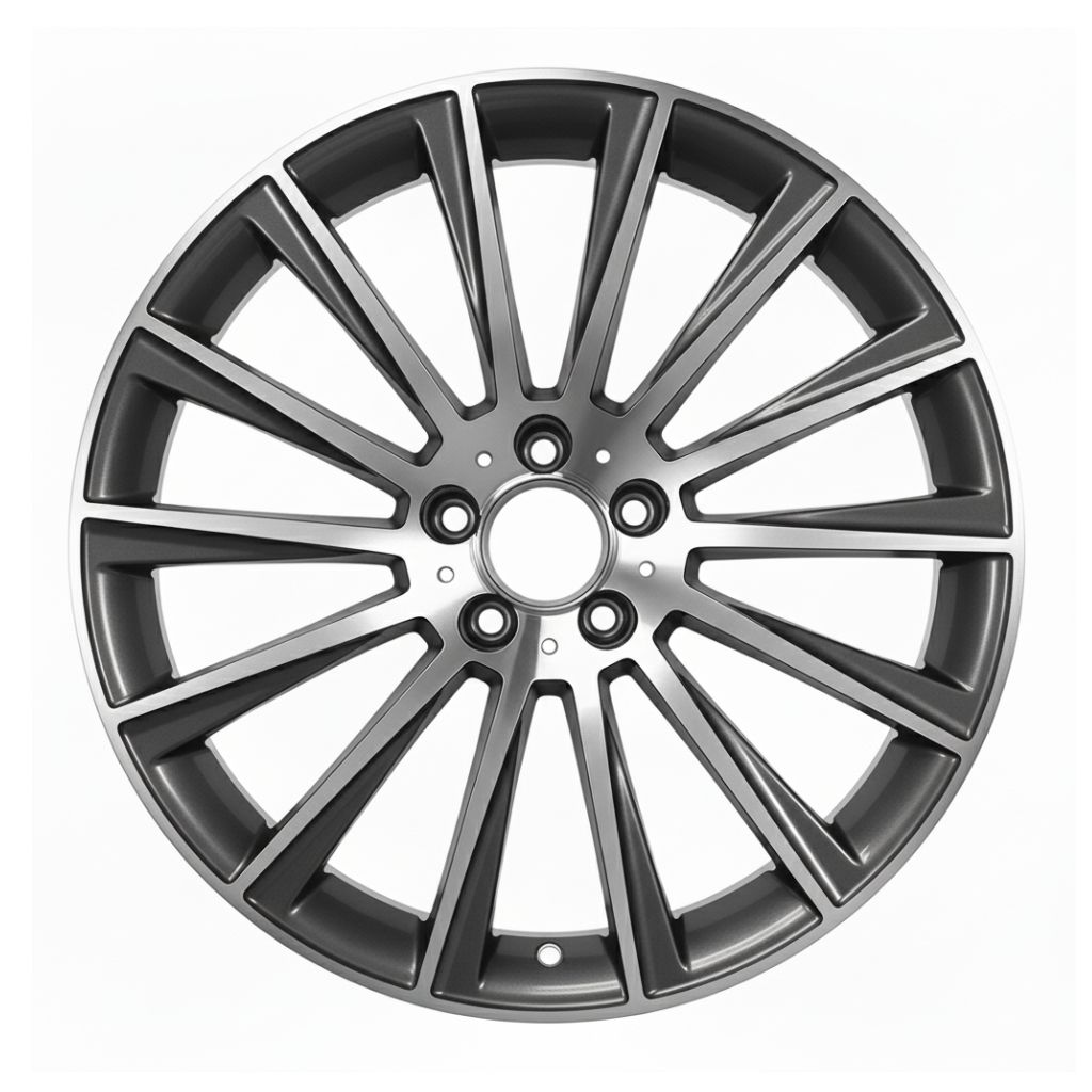MB4 19x8.5 5x112 +42 66.6 Gunmetal Machined Face