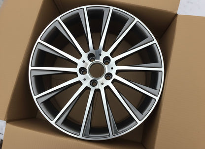 MB4 20x8.5 5x112 +42 66.6 Gunmetal Machined Face