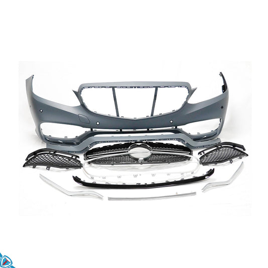 2014-2016 Mercedes Benz E-Class Facelift (W212) E63 AMG Style Polypropylene Front Bumper Conversion Kit | E3Tuning