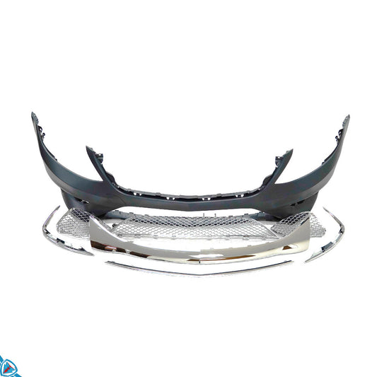 2014-2017 Mercedes-Benz S-Class Pre-Facelift (W222) S63 / S65 AMG Style Polypropylene Front Bumper Conversion Kit | E3Tuning