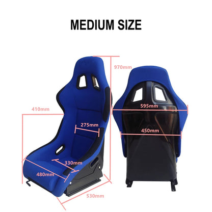 BULL BOOST Pink Heartbreak Racing Bucket Seats with Slider Rails – Pair