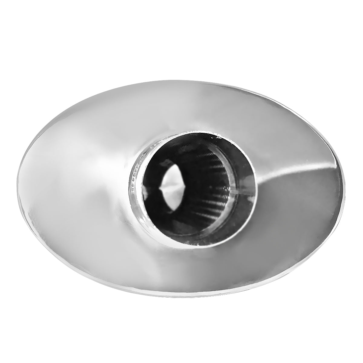 Universal DTM Style 2.5" Inlet/3" Outlet Stainless Steel Exhaust Muffler w/ Dual Tips