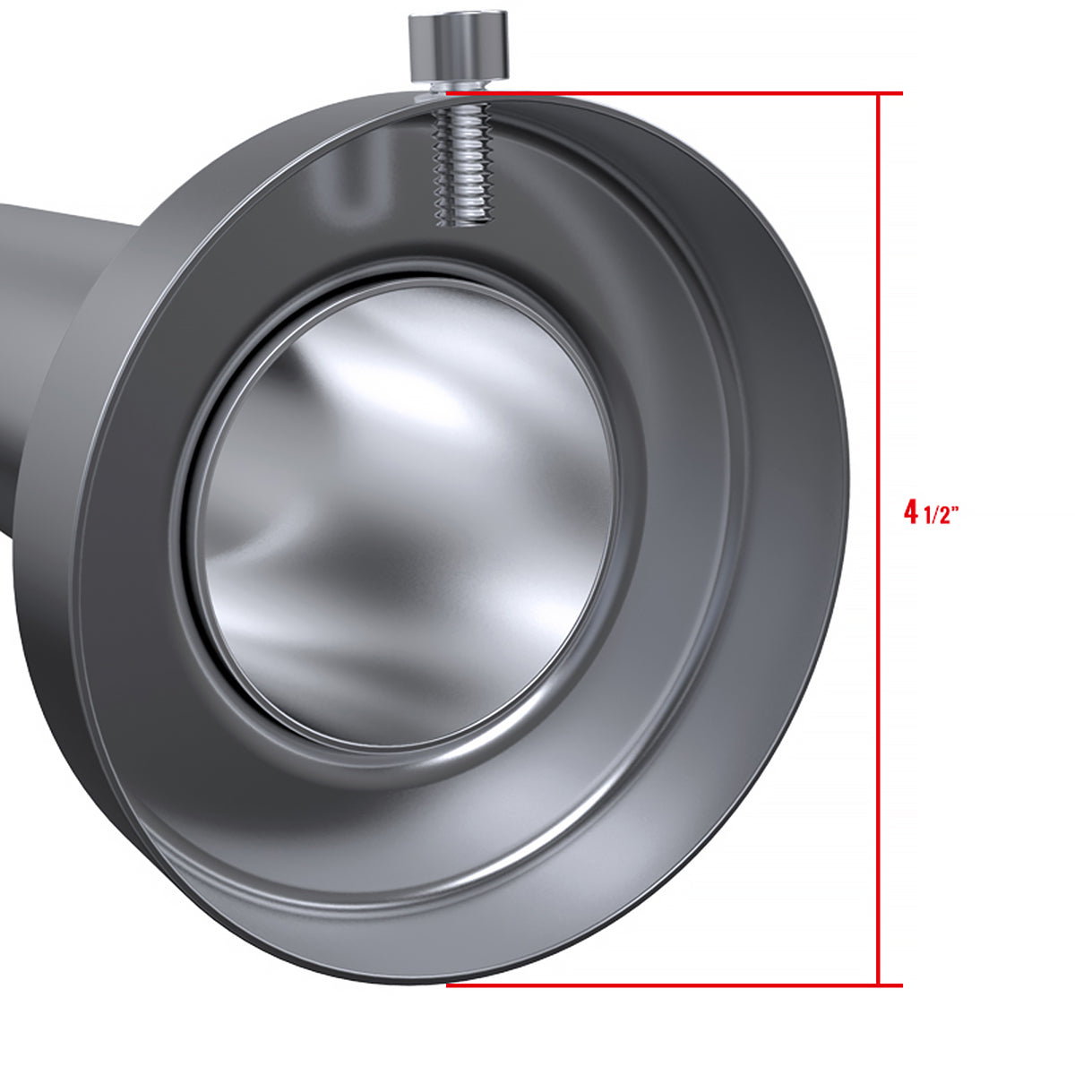 Universal 4.5" Inlet Stainless Steel Muffler Silencer