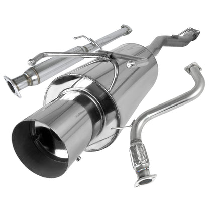 1994-1997 Honda Accord 4CYL T-304 Stainless Steel N1 Style Catback Exhaust System