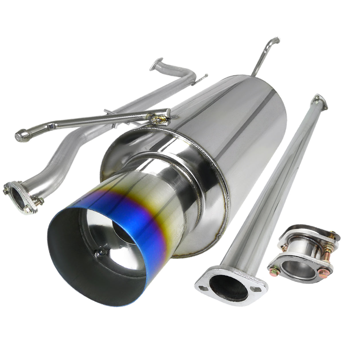 1998-2002 Honda Accord N1 Style Catback Exhaust System (Burnt Tip)
