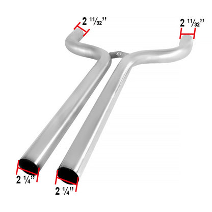 2010-2015 Chevrolet Camaro 3.6L V6 Stainless Steel Dual Catback Exhaust System