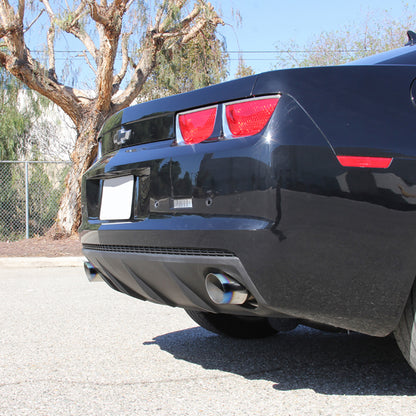2010-2015 Chevrolet Camaro 3.6L V6 Stainless Steel Dual Catback Exhaust System (Burnt Tip)
