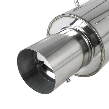 2001-2005 Honda Civic EX HX Si Coupe T-304 Stainless Steel N1 Style Catback Exhaust System