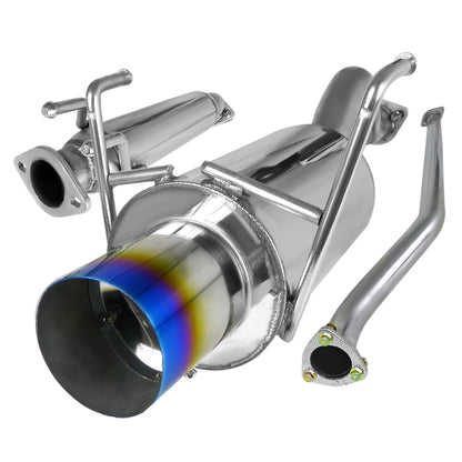 2002-2005 Honda Civic Si Hatchback T-304 Stainless Steel N1 Style Catback Exhaust System w/ Burnt Tip