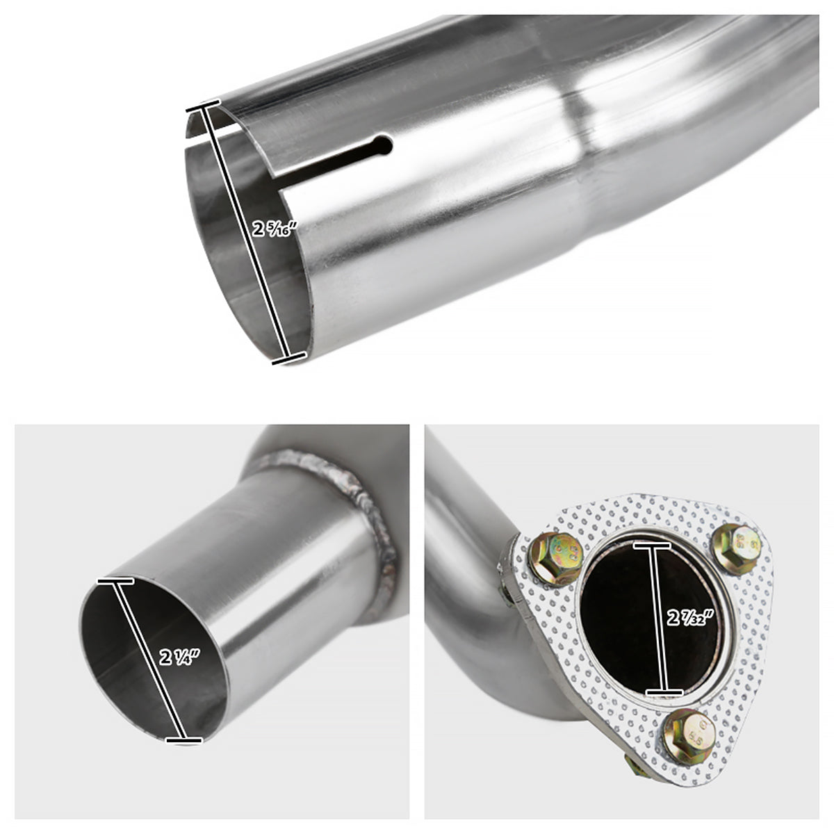 2016-2021 Honda Civic Sedan 1.5L Turbo Stainless Steel Catback Exhaust System (Burnt Tip)