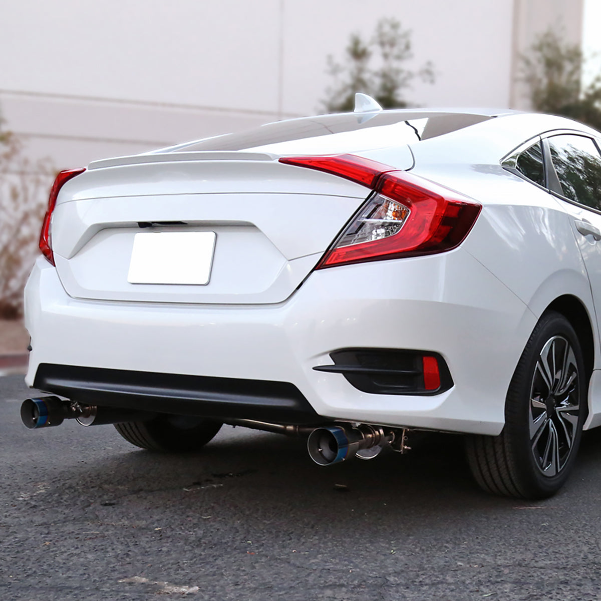 2016-2021 Honda Civic Sedan 1.5L Turbo Stainless Steel Catback Exhaust System (Burnt Tip)