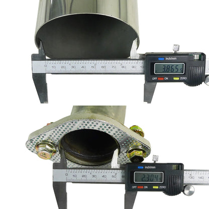 1988-1991 Honda Civic H/B DX Si Hatchback T-304 Stainless Steel N1 Style Catback Exhaust System