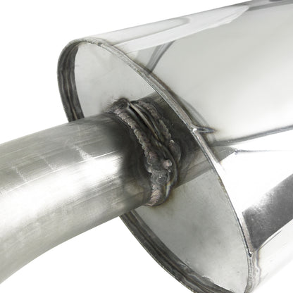 1988-1991 Honda Civic H/B DX Si Hatchback T-304 Stainless Steel N1 Style Catback Exhaust System w/ Burnt Tip