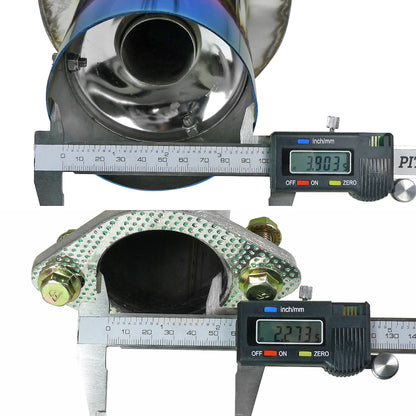 1992-1995 Honda Civic Hatchback T-304 Stainless Steel N1 Style Catback Exhaust System w/ Burnt Tip