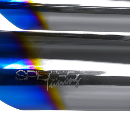 2004-2008 Ford F-150 4.6L/5.4L V8 SuperCab SuperCrew Dual Catback Exhaust System w/ Slanted Burnt Tips
