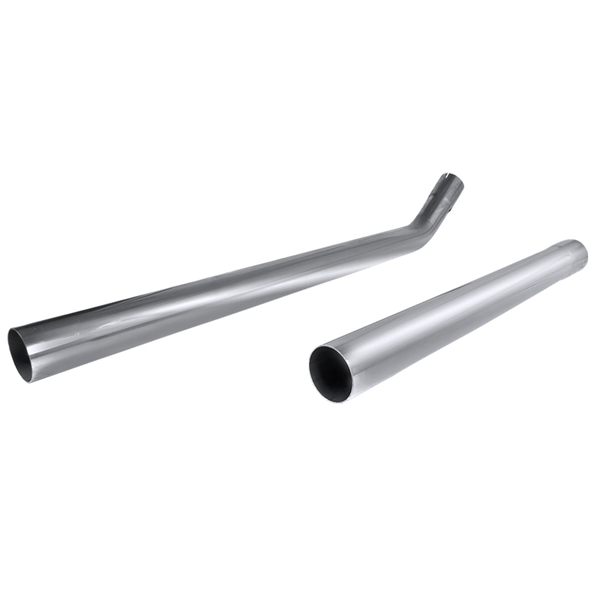 2004-2008 Ford F-150 4.6L/5.4L V8 SuperCab SuperCrew Dual Catback Exhaust System w/ Slanted Burnt Tips
