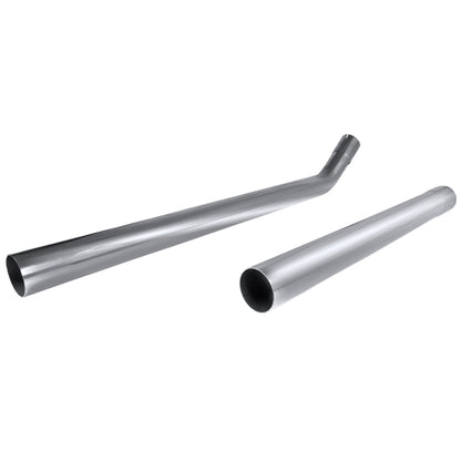 2004-2008 Ford F-150 4.6L/5.4L V8 SuperCab SuperCrew Dual Catback Exhaust System w/ Slanted Burnt Tips