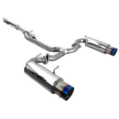 2012-2017 Scion FRS/ Subaru BRZ/ Toyota 86 Dual Muffler Catback Exhaust System (Burnt Tip)