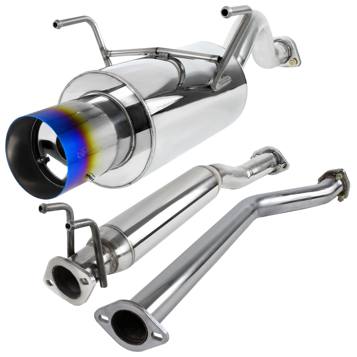 2002-2006 Acura RSX Type-S T-304 Stainless Steel N1 Style Catback Exhaust System w/ Burnt Tip