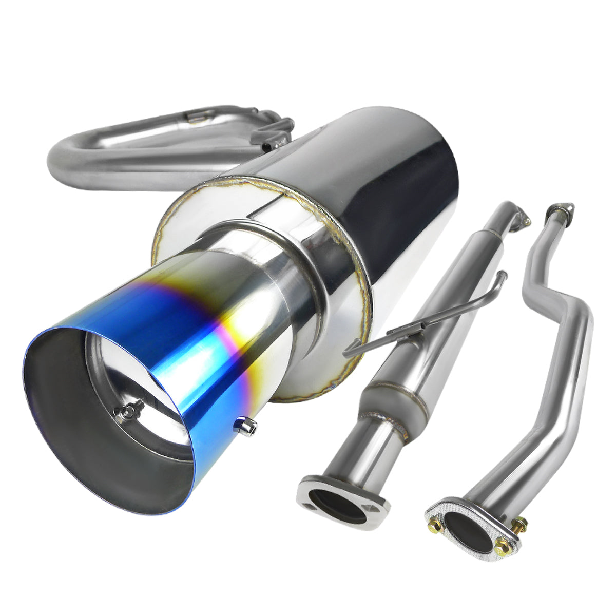2005-2010 Scion tC T-304 Stainless Steel N1 Style Catback Exhaust System w/ Burnt Tip
