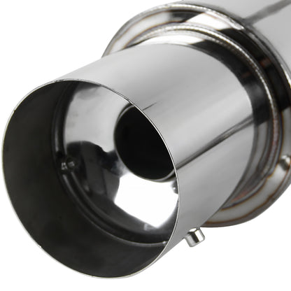 2008-2015 Mitsubishi Lancer EVO X/EVO 10 T-304 Stainless Steel N1 Style Dual Catback Exhaust System