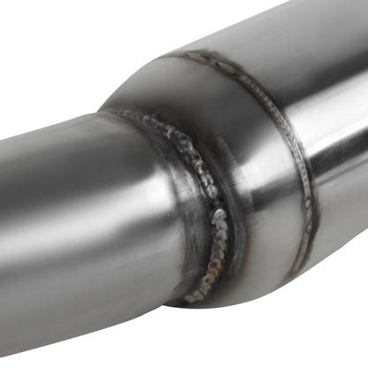2008-2015 Mitsubishi Lancer EVO X/EVO 10 T-304 Stainless Steel N1 Style Dual Catback Exhaust System