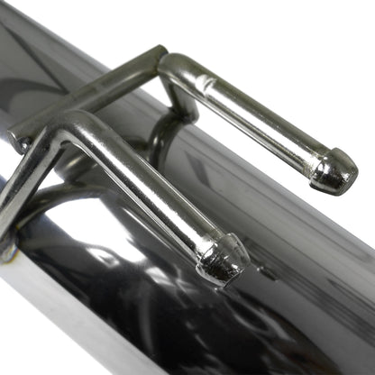 2008-2015 Mitsubishi Lancer EVO X/EVO 10 T-304 Stainless Steel N1 Style Dual Catback Exhaust System w/ Burnt Tips