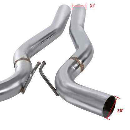 2015-2021 Ford Mustang 2.3L EcoBoost Stainless Steel Dual Catback Exhaust System