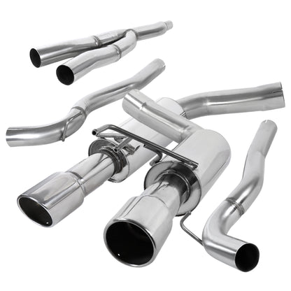 2015-2021 Ford Mustang 2.3L EcoBoost Stainless Steel Dual Catback Exhaust System