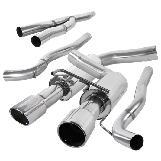 2015-2021 Ford Mustang 2.3L EcoBoost Stainless Steel Dual Catback Exhaust System