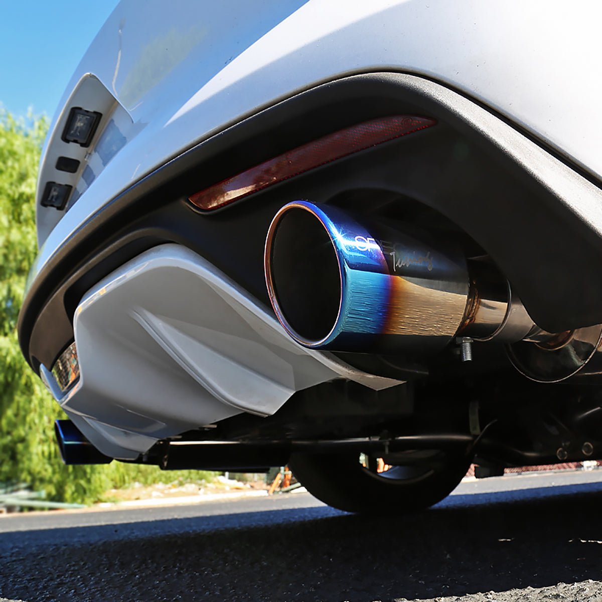 2015-2021 Ford Mustang 2.3L EcoBoost Dual Catback Exhaust System (Burnt Tip)