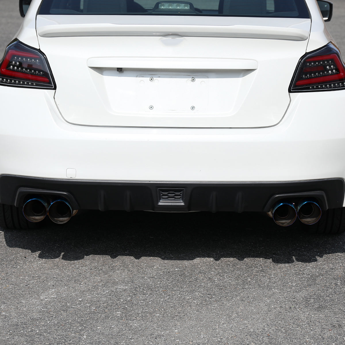 2015-2022 Subaru WRX STI 4" Quad Tip Stainless Steel Catback Exhaust System w/ Burnt Tip