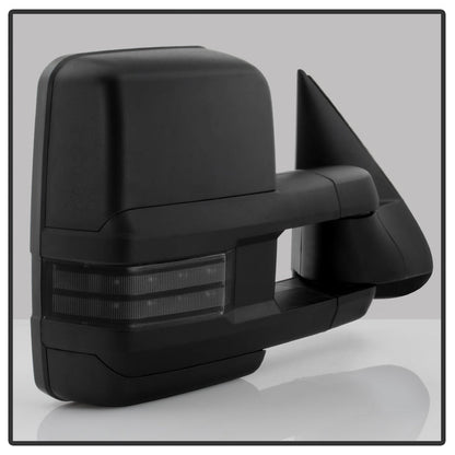 SPYDER xTune Chevy Silverado 03-06 G2 Heated Smoke LED Signal Telescoping Mirrors MIR-CS03S-G2-PWH-SM-SET 9936715