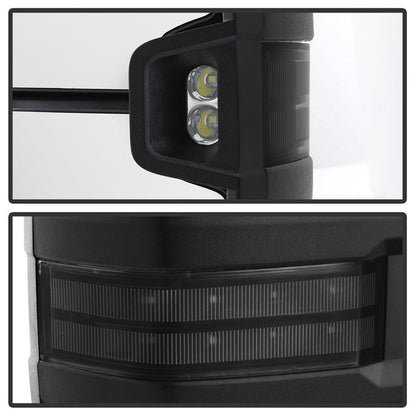 SPYDER xTune Chevy Silverado 03-06 G2 Heated Smoke LED Signal Telescoping Mirrors MIR-CS03S-G2-PWH-SM-SET 9936715