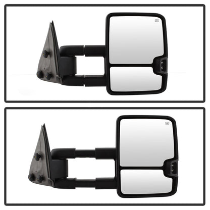 SPYDER xTune Chevy Silverado 03-06 G2 Heated Smoke LED Signal Telescoping Mirrors MIR-CS03S-G2-PWH-SM-SET 9936715