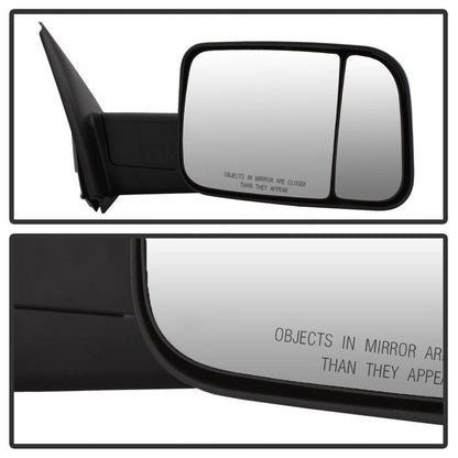 SPYDER xTune Dodge Ram 02-09 G2 Manual Extendable / Manual Heated Mirror - MIR-DRAM02S-G2-MA-SET 9939860