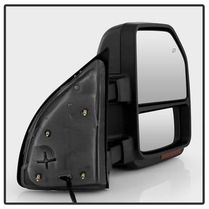 SPYDER xTune 08-15 Ford F-250 SD Heated Adj LED Signal Power Mirror - Smk (MIR-FDSD08S-G4-PW-RSM-SET) 9943126