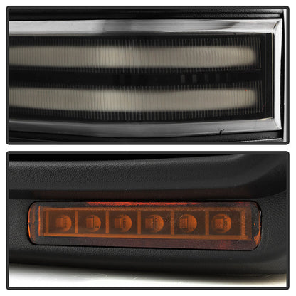 SPYDER xTune 99-07 Ford Super Duty LED Telescoping Manual Mirrors - Smk (Pair) (MIR-FDSD99S-G4-MA-RSM-SET) 9943140